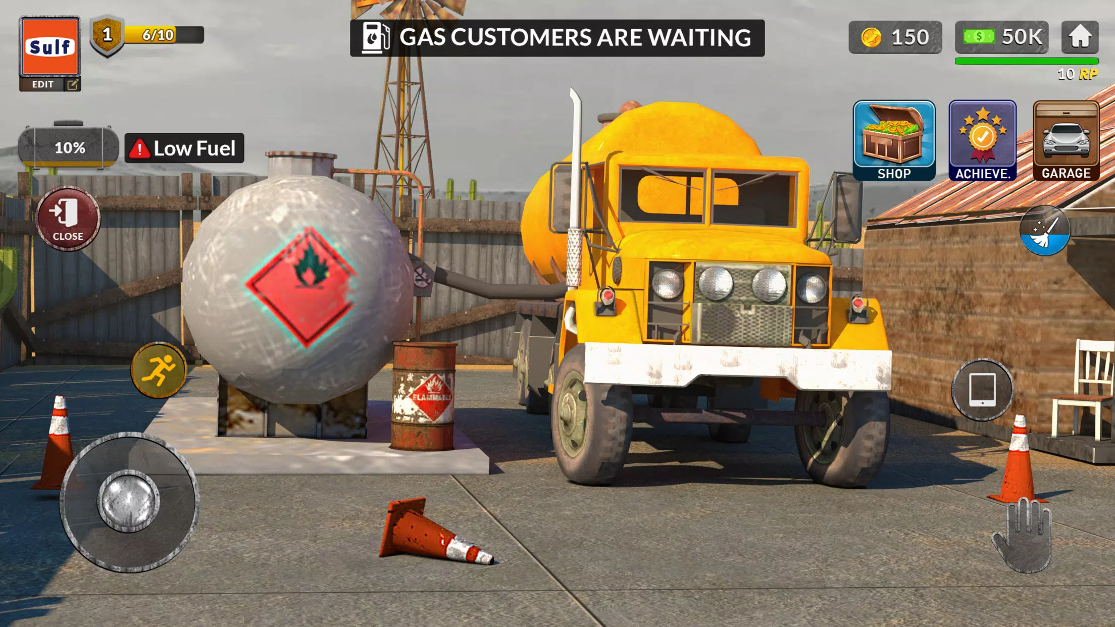 Gas Filling Junkyard Simulator Captura de tela 1