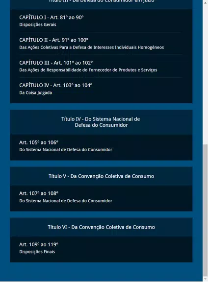 Código de Defesa do Consumidor Ekran Görüntüsü 0