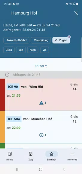 Ist mein Zug pünktlich? Schermafbeelding 1