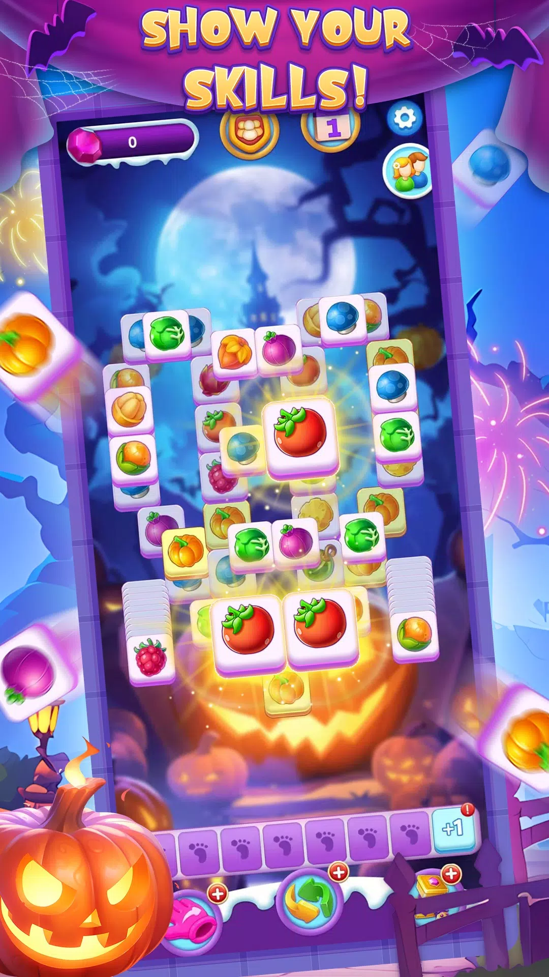 Halloween Fruit Crush 스크린샷 1