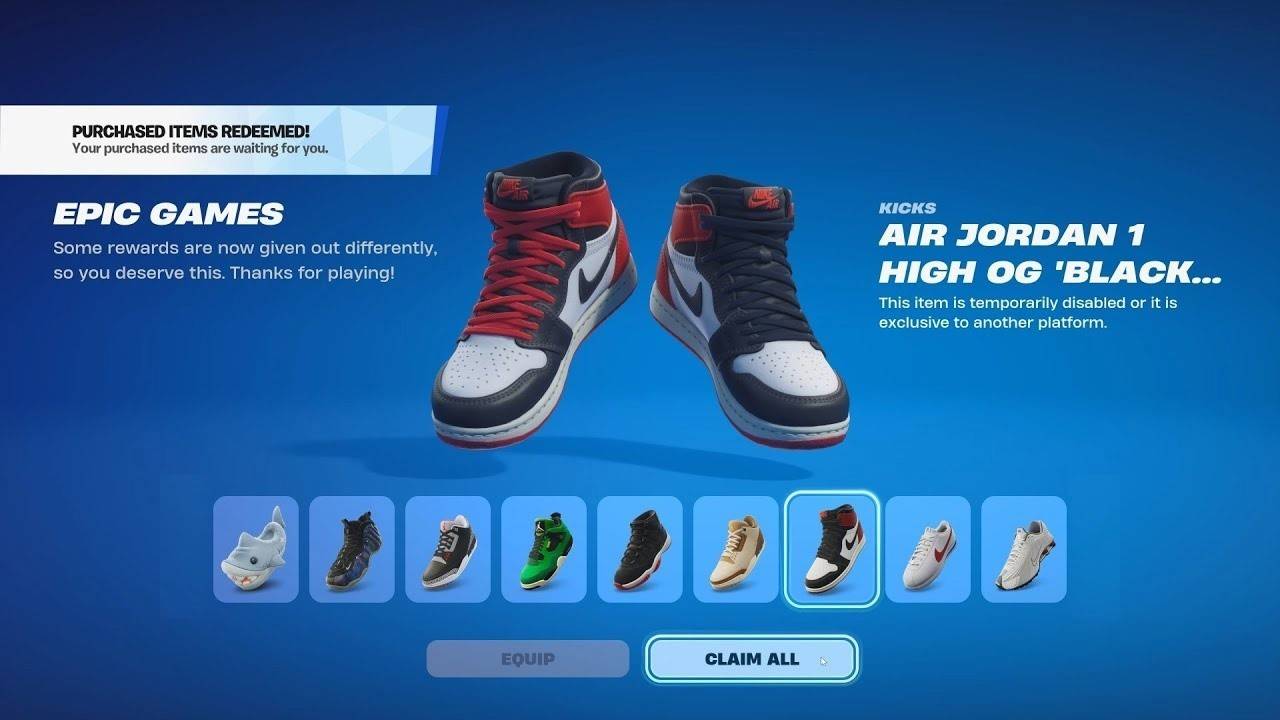 Schuhe in Fortnite