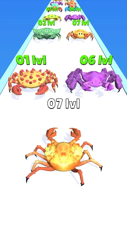 Crab Evolution Run স্ক্রিনশট 1