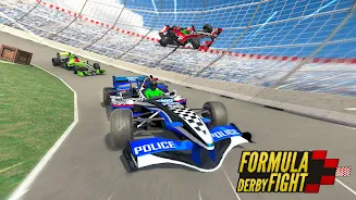 Formula Car Crash Mad Racing Tangkapan skrin 3