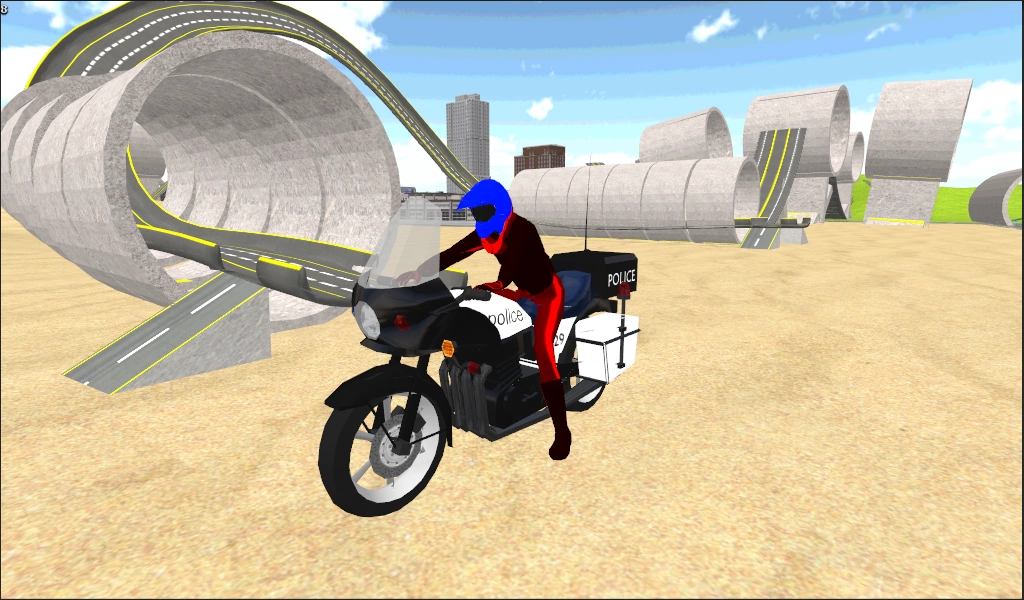 Motorbike Stunt Race 3D Ảnh chụp màn hình 1