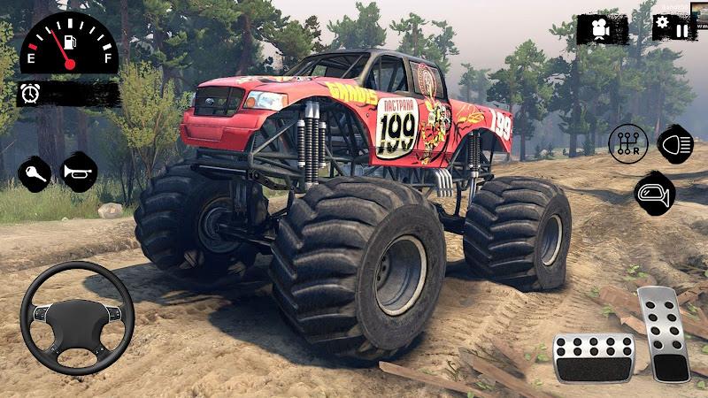 Hillock Monster Truck Driving Ekran Görüntüsü 0