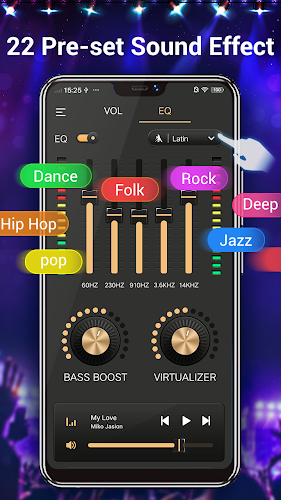 Equalizer & Bass Booster,Music Zrzut ekranu 3