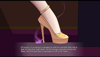 The Principals Bimbofication - A Kinetic Visual Novel Screenshot 2