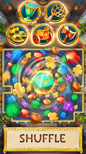 Jewels of Egypt・Match 3 Puzzle ဖန်သားပြင်ဓာတ်ပုံ 2