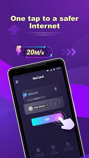 NoCard VPN - No Card Needed Zrzut ekranu 0