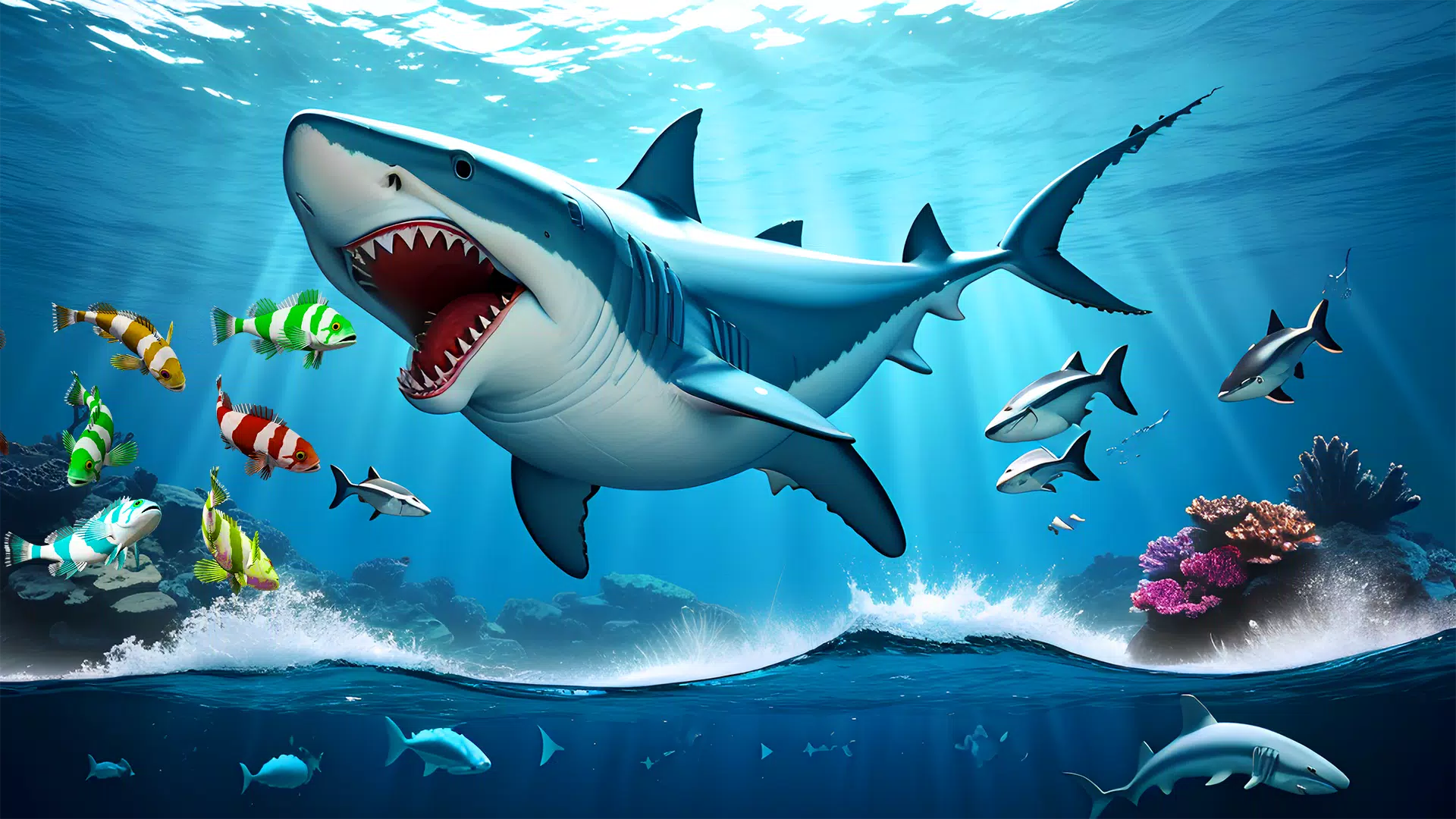 Schermata Shark Attack Games Offline 2