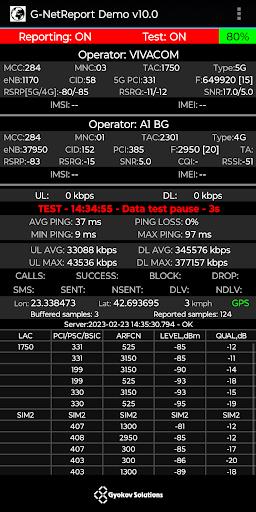 G-NetReport Demo Ảnh chụp màn hình 1