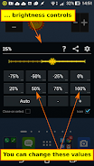 Brightness Control & Dimmer Capture d'écran 1