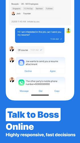 Bossjob: Chat & Job Search Screenshot 3