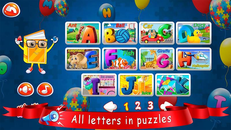 ABC puzzles Captura de tela 1