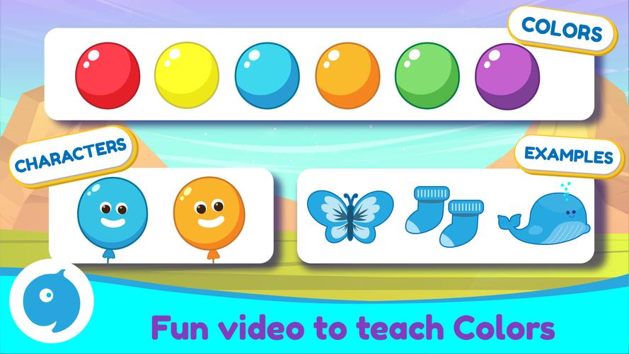 Schermata Colors & shapes learning Games 3