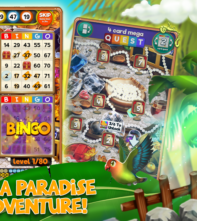 Bingo Treasure Quest - Paradise Island Riches應用截圖第1張