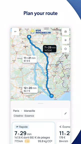 ViaMichelin GPS, Maps, Traffic ဖန်သားပြင်ဓာတ်ပုံ 1