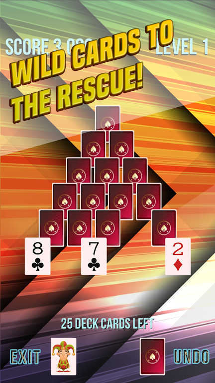 Pyramid Solitaire Supreme ภาพหน้าจอ 2