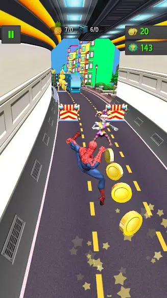 Spider Run Avenger Capture d'écran 2