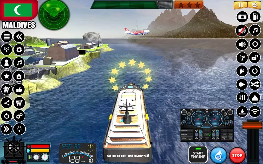 Big Cruise Ship Simulator 스크린샷 1