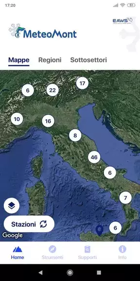 Meteomont Скриншот 2