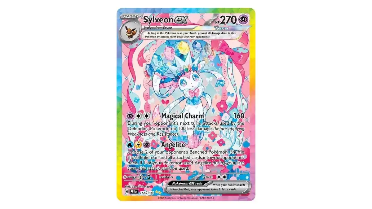 Sự tiến hóa lăng kính Sylveon Ex