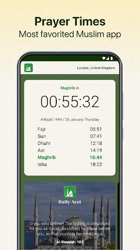 Namaz: Prayer Times & Qibla Скриншот 0