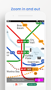 Singapore MRT Metro Map 스크린샷 2