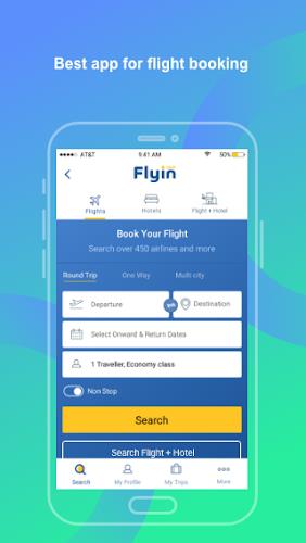 Flyin.com - Flights & Hotels スクリーンショット 1