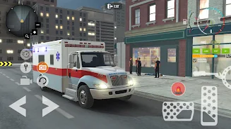 Ambulance Game Car Driving Sim 스크린샷 2