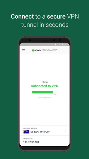 VPN – Private Internet Access Screenshot 0