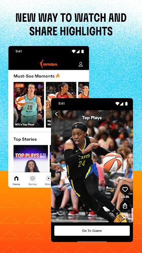 WNBA - Live Games & Scores Schermafbeelding 2