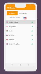 Schermata VPN Connect - protect yourself 1