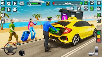 Taxi Driver Cab Car Driving 3D應用截圖第0張