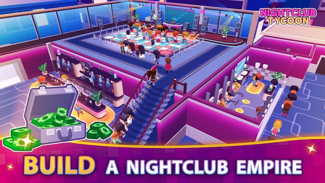 Nightclub Tycoon: Idle Manager Mod 스크린샷 0