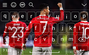 Cristiano CR7 MANU Keyboard應用截圖第1張