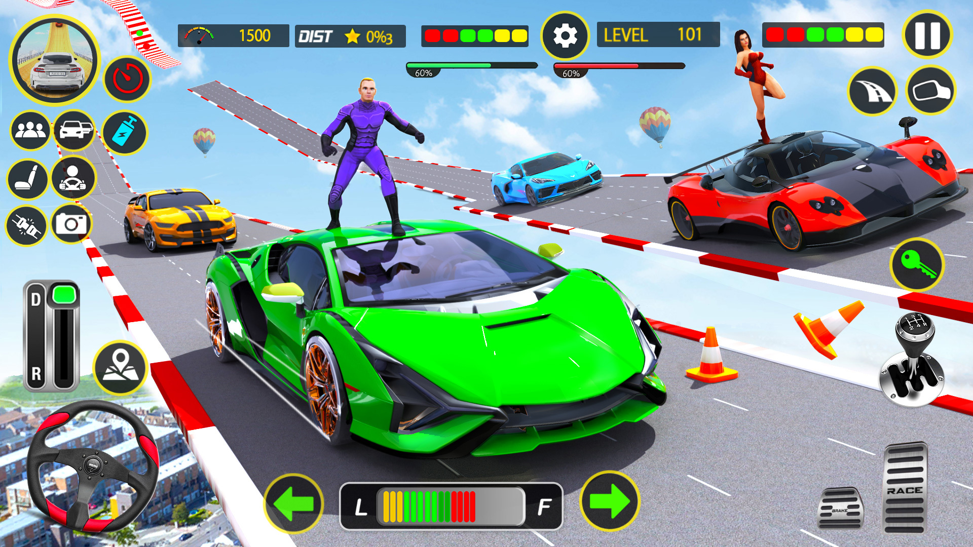 Ramp Car Stunts GT Car Game Schermafbeelding 1