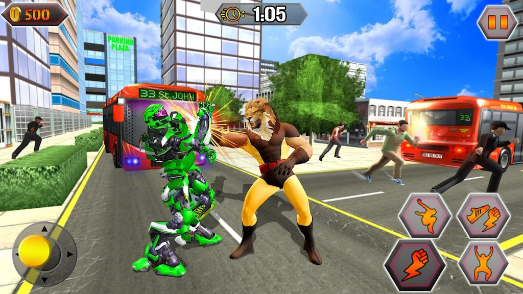 Scary Lion Crime City Attack應用截圖第2張