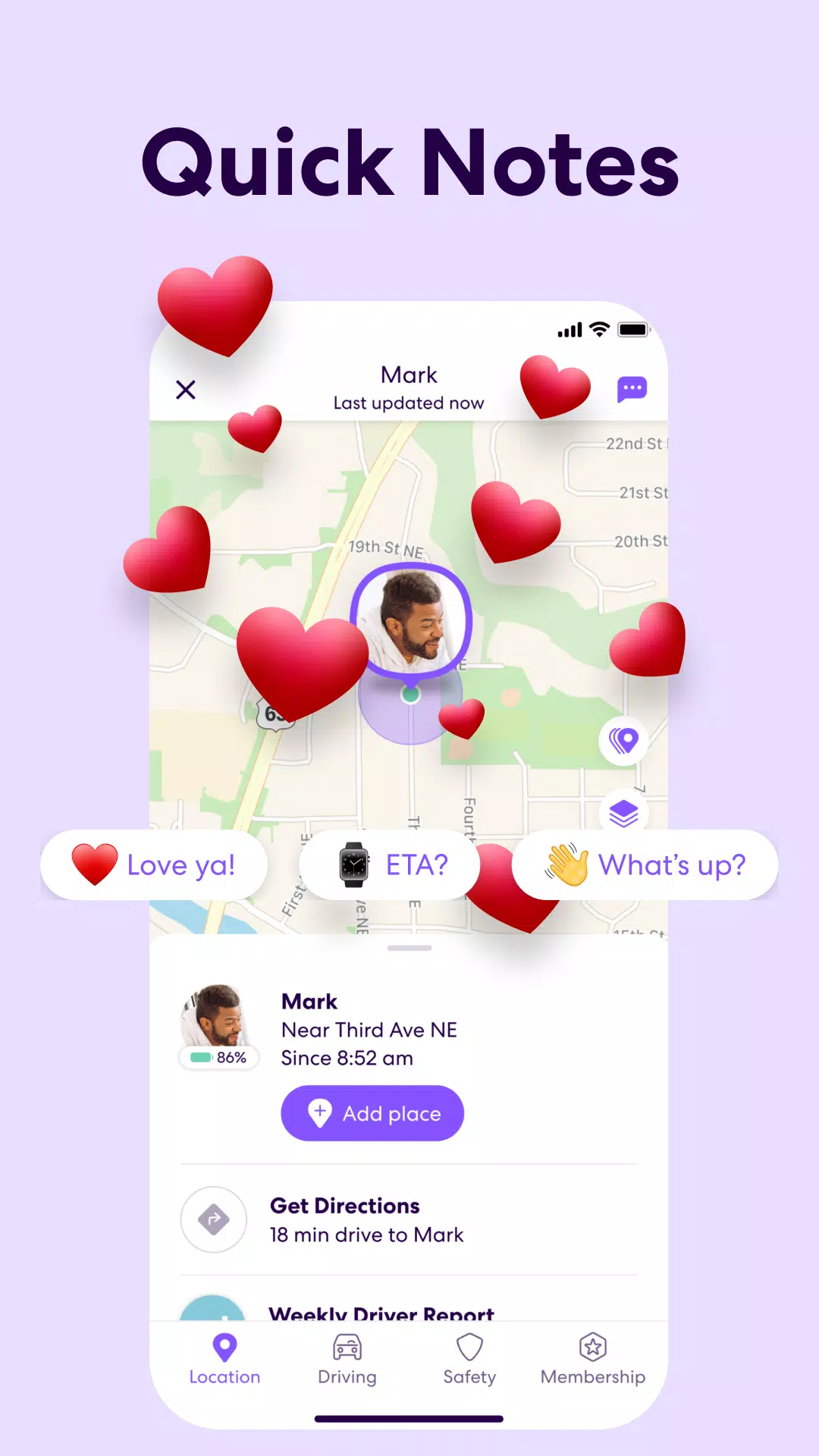 Life360 Localiser Famille Amis Capture d'écran 0