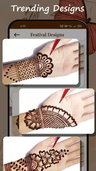 Mehndi Design Easy Simple ဖန်သားပြင်ဓာတ်ပုံ 0