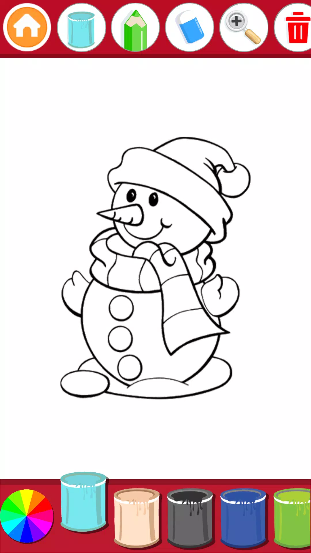 Christmas Coloring Book 스크린샷 1