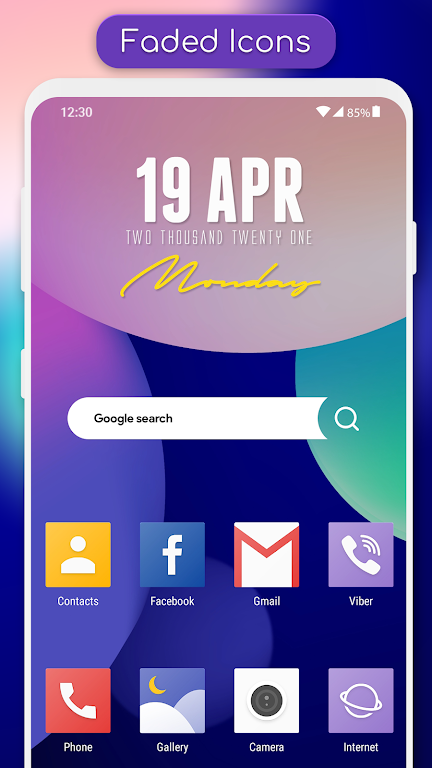 Faded - Icon Pack Screenshot 0