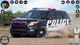 SUV Police Car Chase Cop Games Скриншот 0