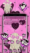 Pink Girly Theme Ảnh chụp màn hình 0