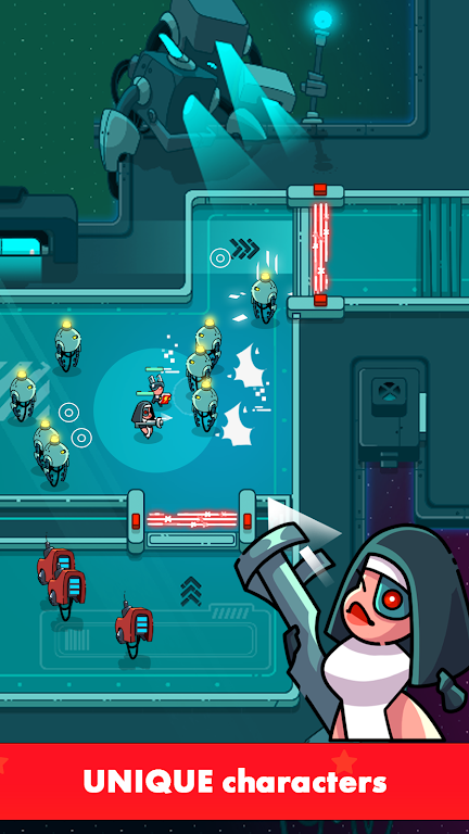 Space Squad: Crash Robots Zrzut ekranu 3