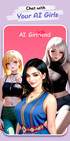 AI Girlfriend - AI Girls スクリーンショット 1