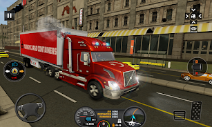 Euro Truck Transport Cargo Sim 스크린샷 1