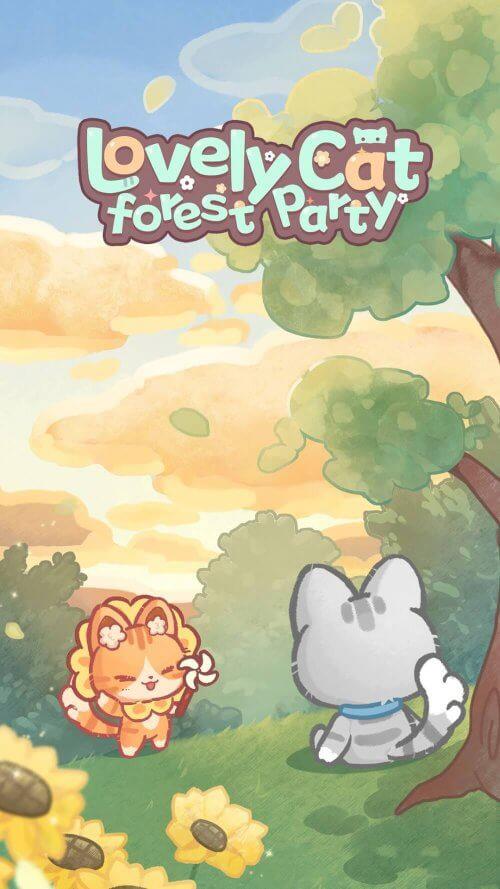 Lovely Cat: Forest Party Schermafbeelding 1