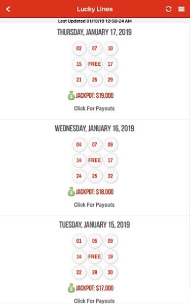 Lottery Results ภาพหน้าจอ 2