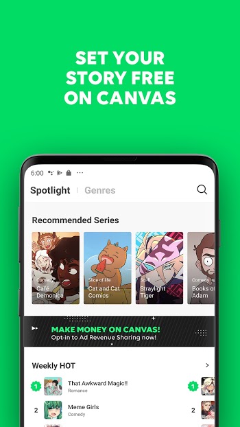 Webtoon Mod Zrzut ekranu 0